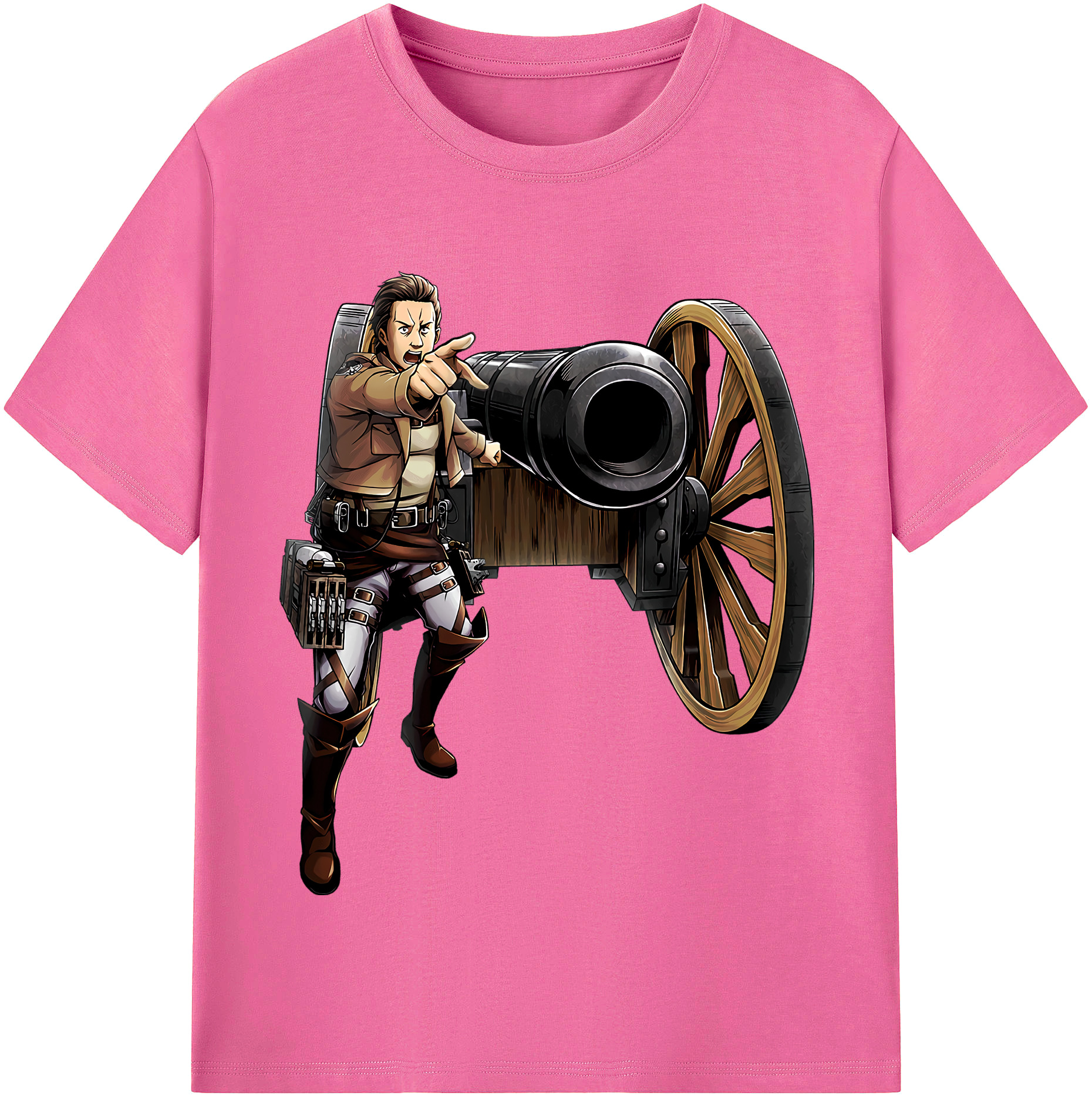 （画像用） 進撃の巨人 Attack on Titan レディースカジュアルプリントTシャツ（綿100％）